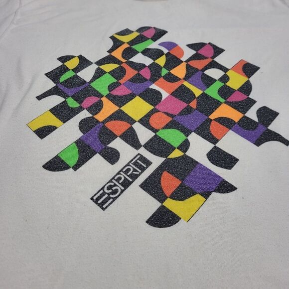 VINTAGE 90s‎ t-shirt white single stitch graphic tee M - Picture 3 of 7